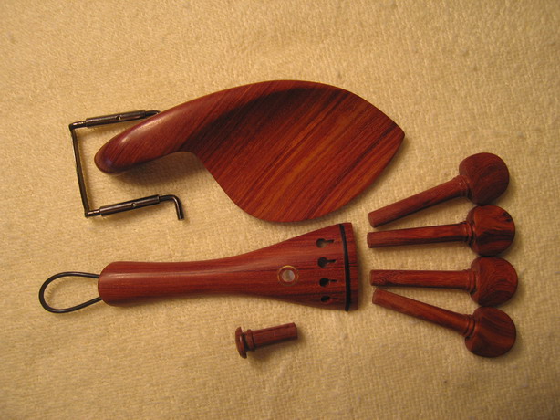 VIOLIN Accessory Set,High Quality Rosewood, GREAT VALUE